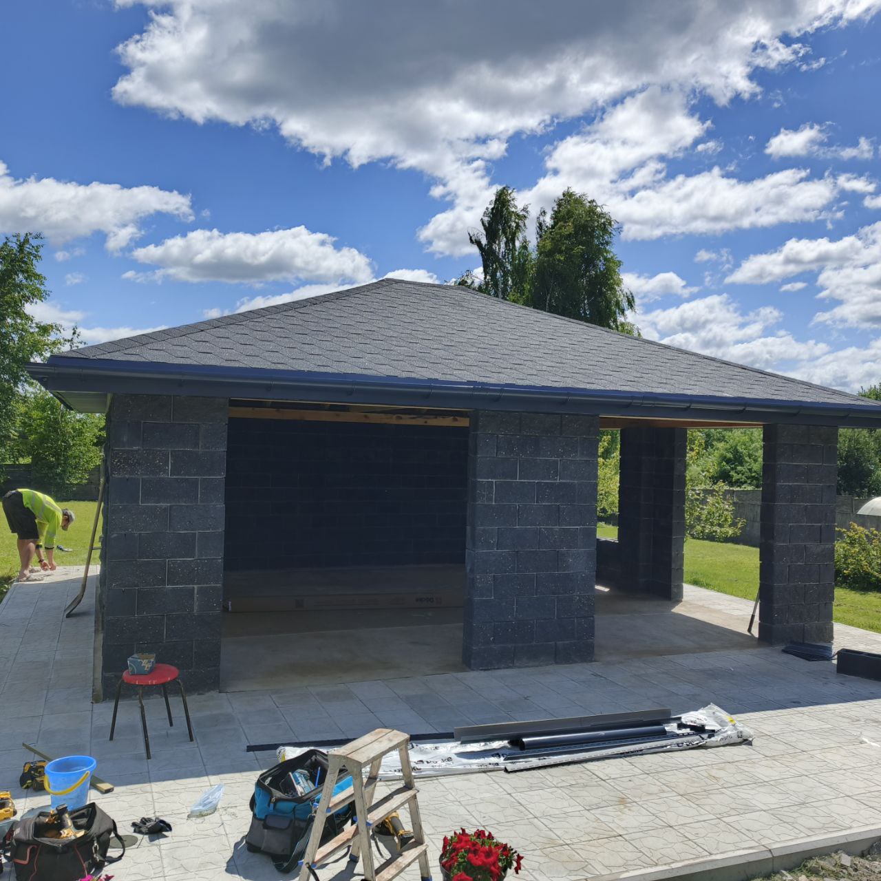 Монтаж мягкой кровли а.г.Ольгово — 2